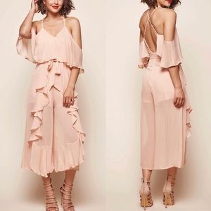 Constance Midi Ruffle Jumpsuit by Selfie Leslie